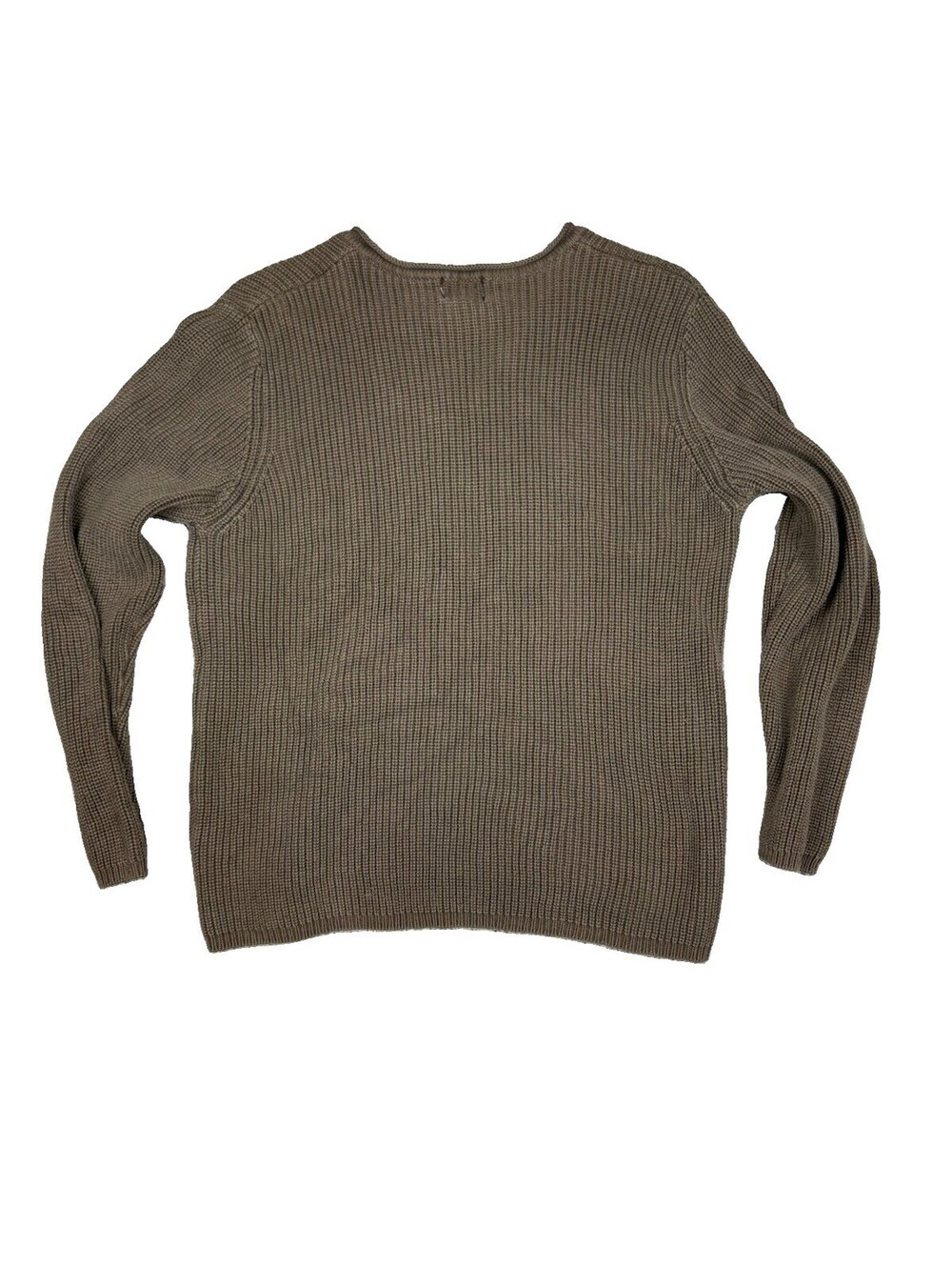 Chico's Women's Chunky Ribbed Knit V-Neck Sweater Size 3 (XL)